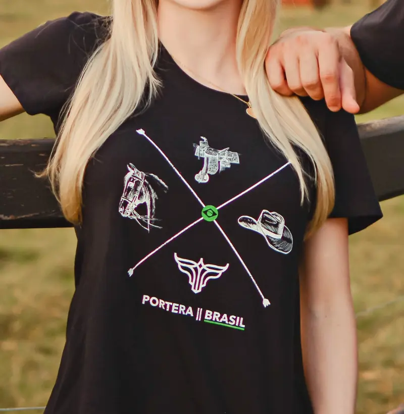 Cavalo Sela e Chapéu  Feminina