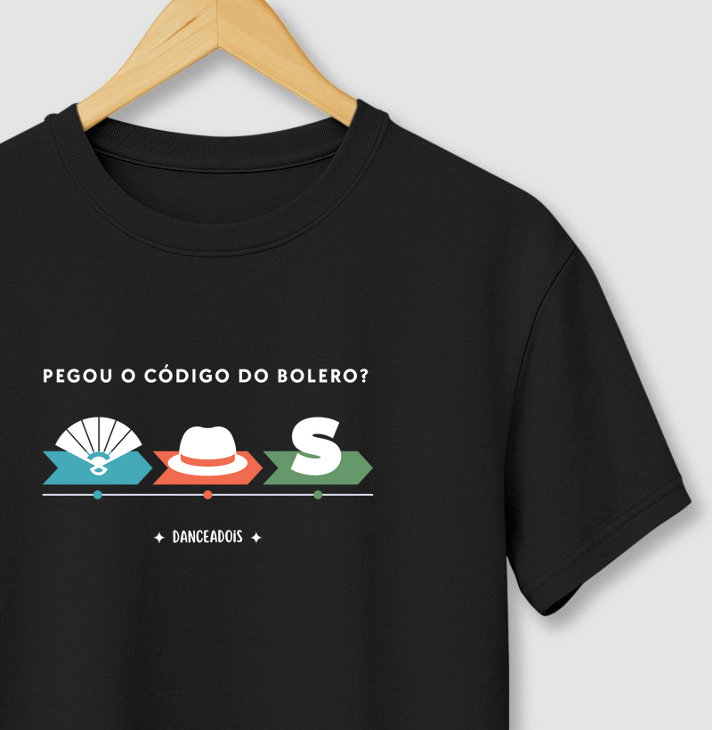 Leque, Chapéu e S .  Pegou o código do bolero?