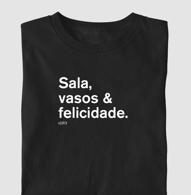 Sala, vasos & felicidade