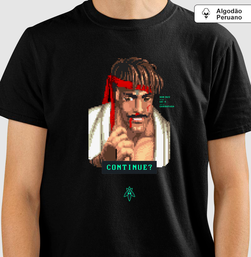 Coleção Continue - Edição Don Ruy - Camiseta Algodão Peruano