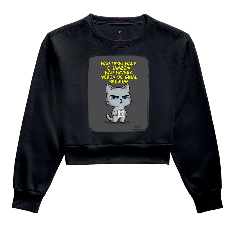 Camiseta Gato Sincero Sinal Nenhum