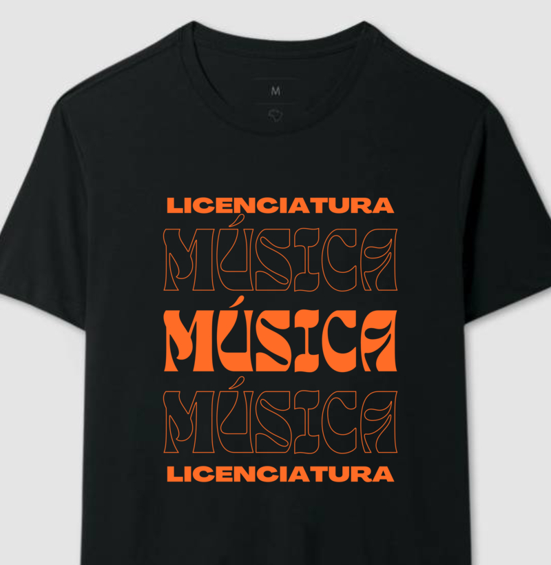 Camiseta "Licenciatura Música"