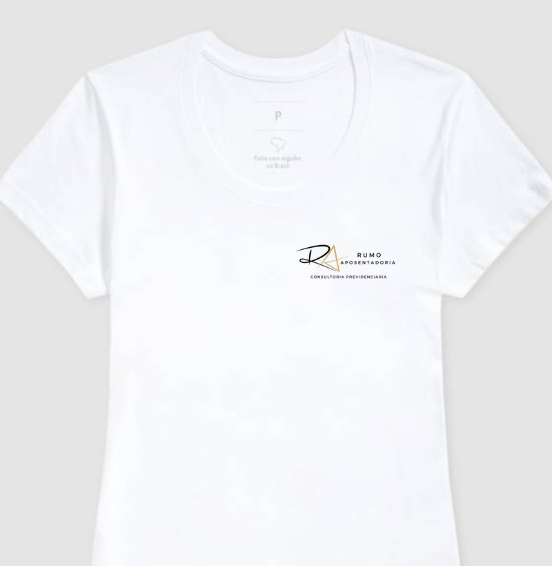 Camiseta feminina Rumo