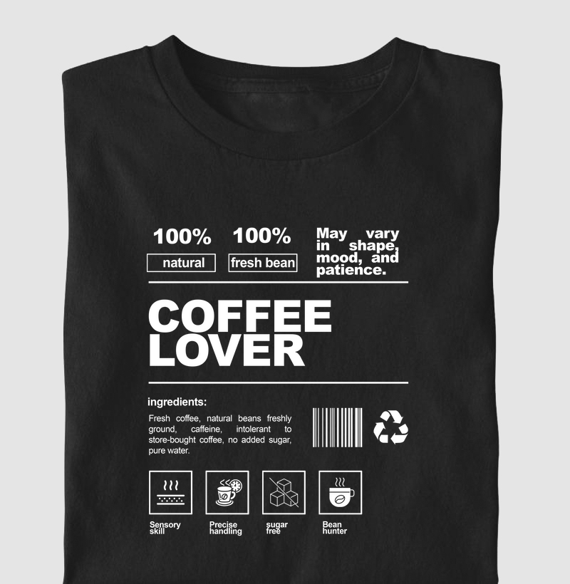 Etiqueta Coffee Lover