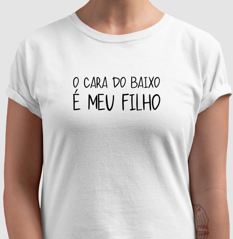 O cara do baixo é meu filho