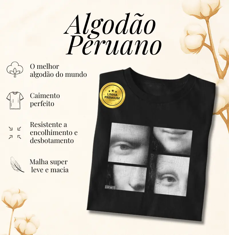 Algodão Peruano - Código da Monalisa