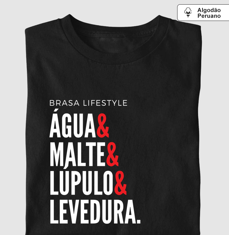 Água, Malte, Lúpulo e Levedura