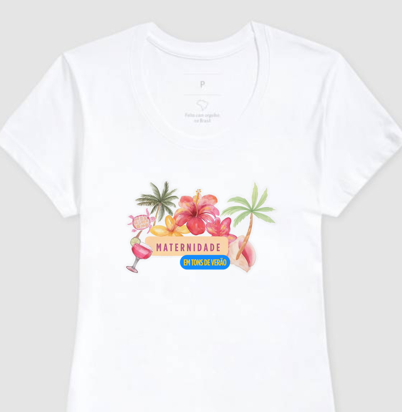 Maternidade em tons de verão