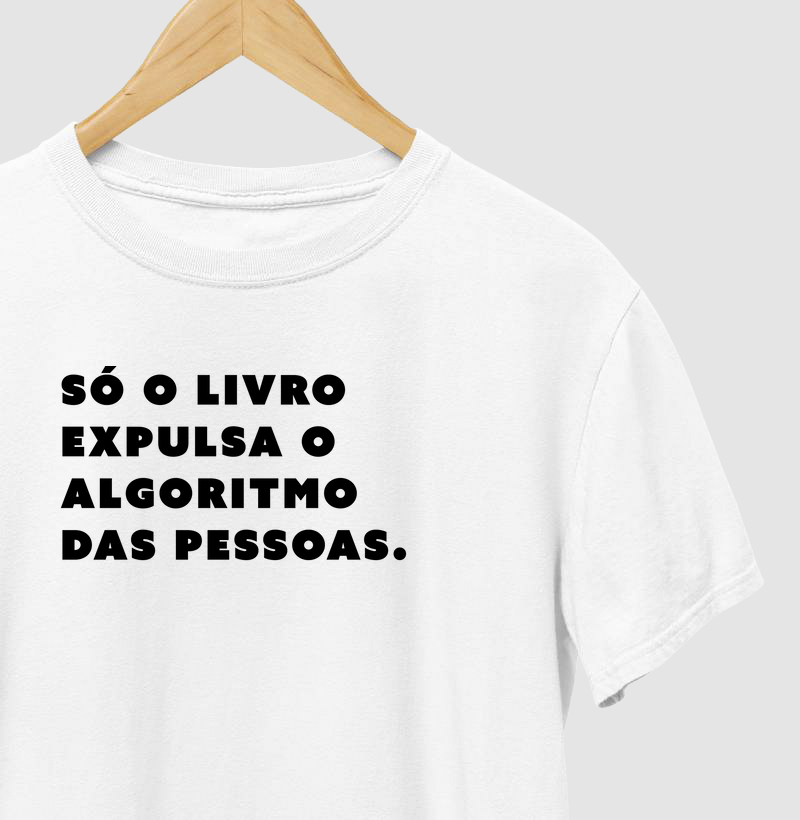 Só o livro expulsa o algoritmo das pessoas