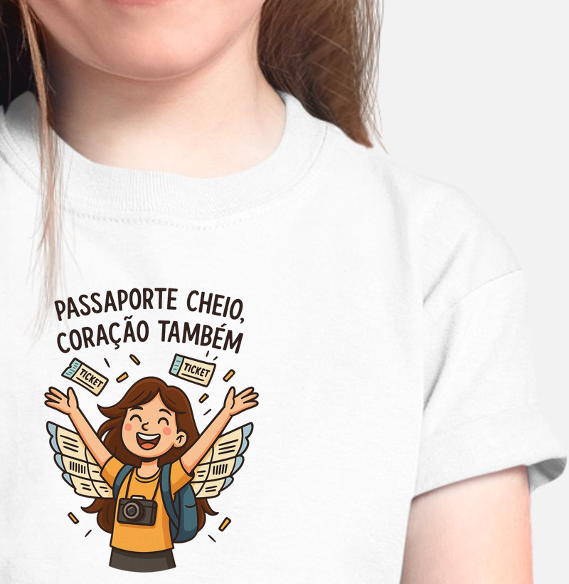 Passaporte cheio. Coração também!