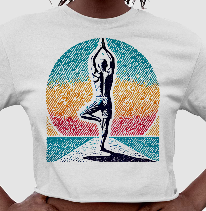 Yoga em Serigrafia 