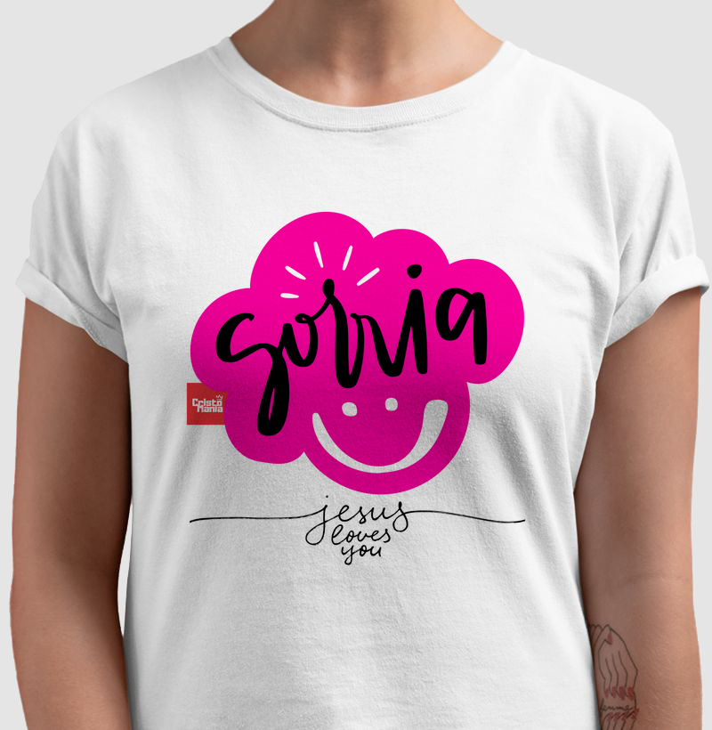 Camiseta - Sorria