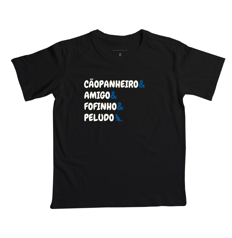 camiseta jogo de palavra cachorro Kids