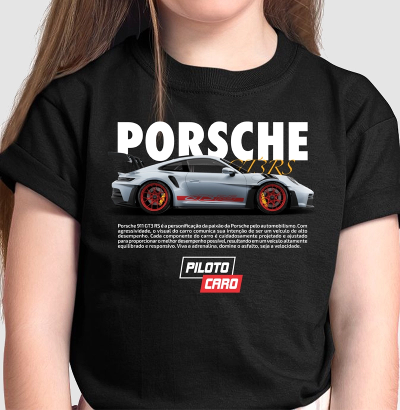 Camiseta infantil Porsche Piloto Caro
