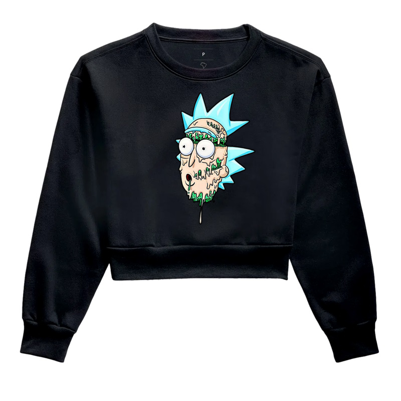 Cropped Moletom Rick "Gosma" - Rick and Morty