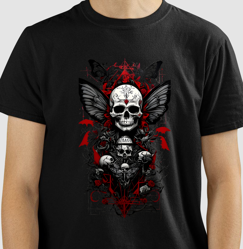 Camiseta Esoteric Skull