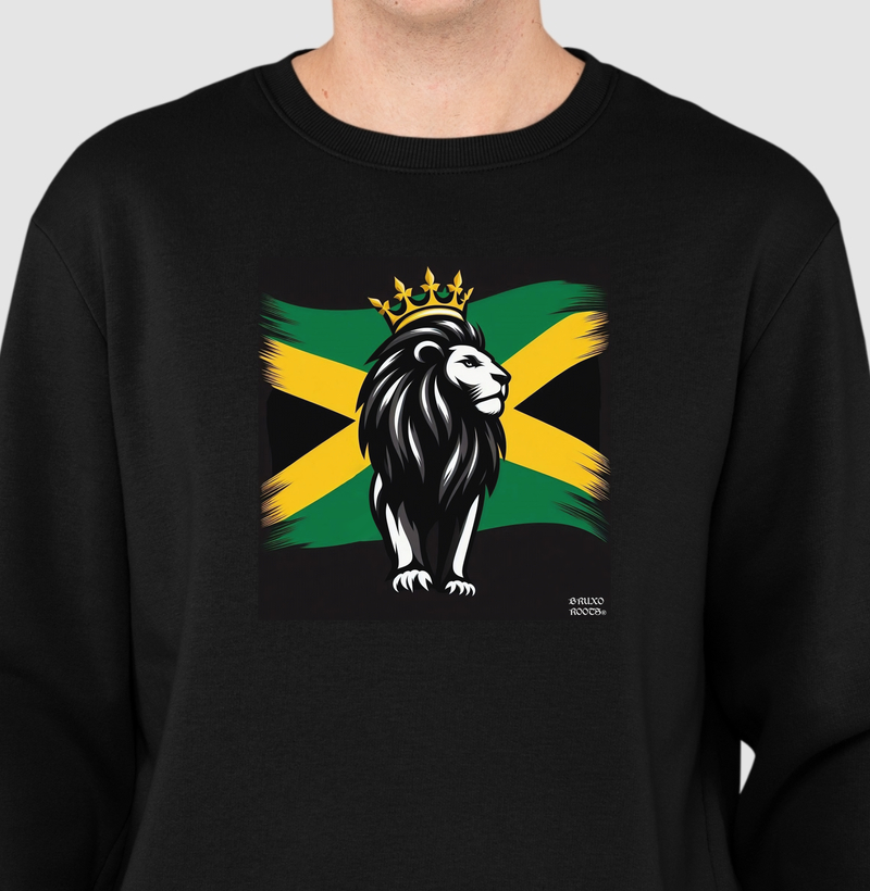 Suéter Moletom Jamaica Lion