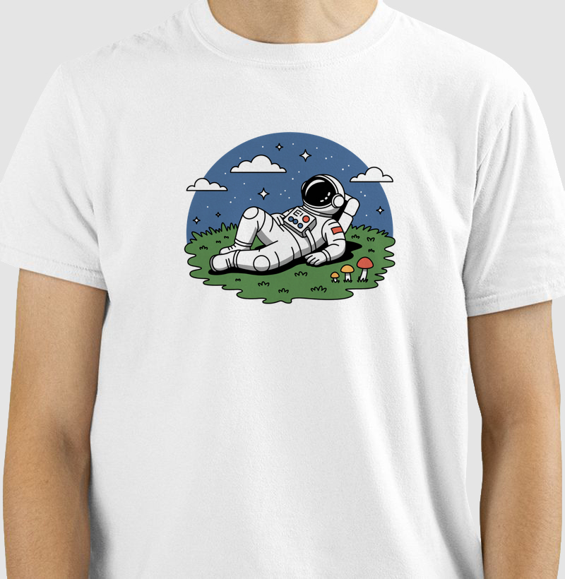 T-shirt O astronauta