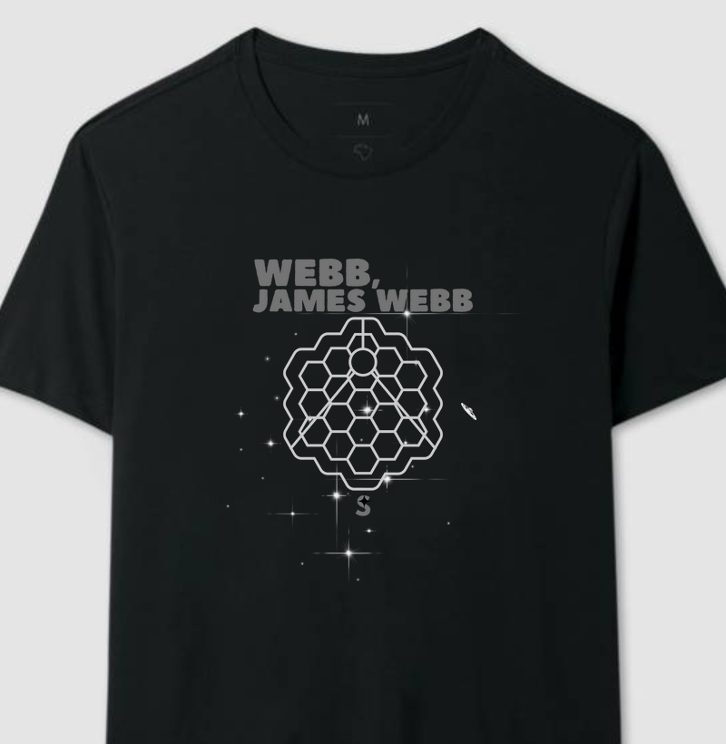 Webb, James Webb. Camiseta Supernova Estampada