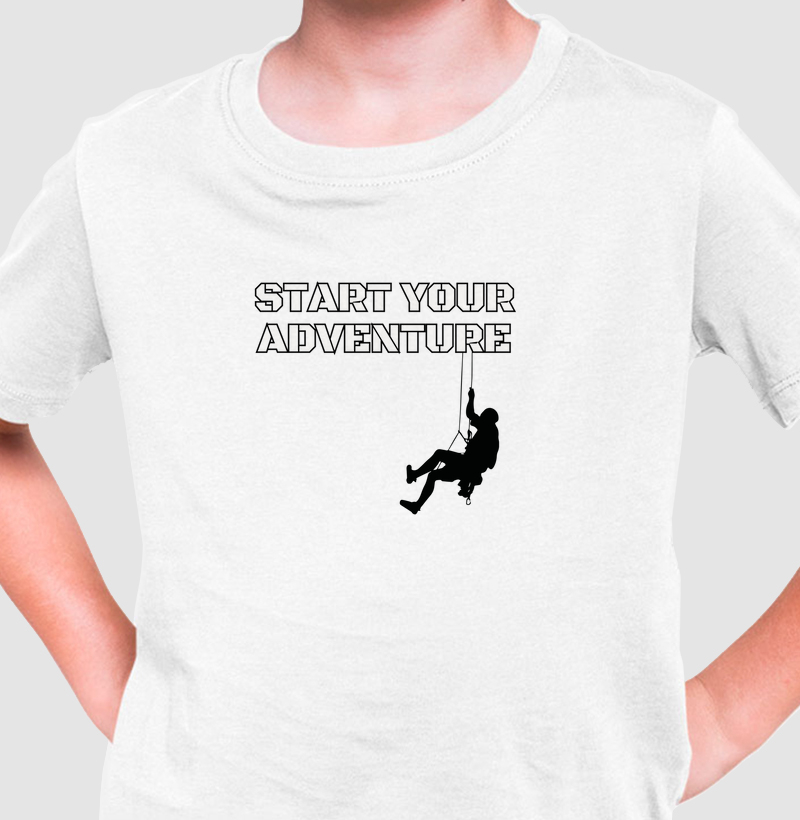 Camiseta Infantil Start Your Adventure