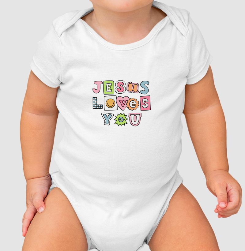 Jesus Loves You (body bebê)