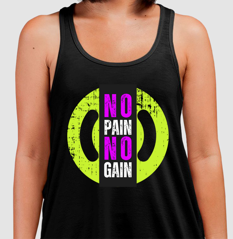 Camiseta Fawk - No Pain No Gain