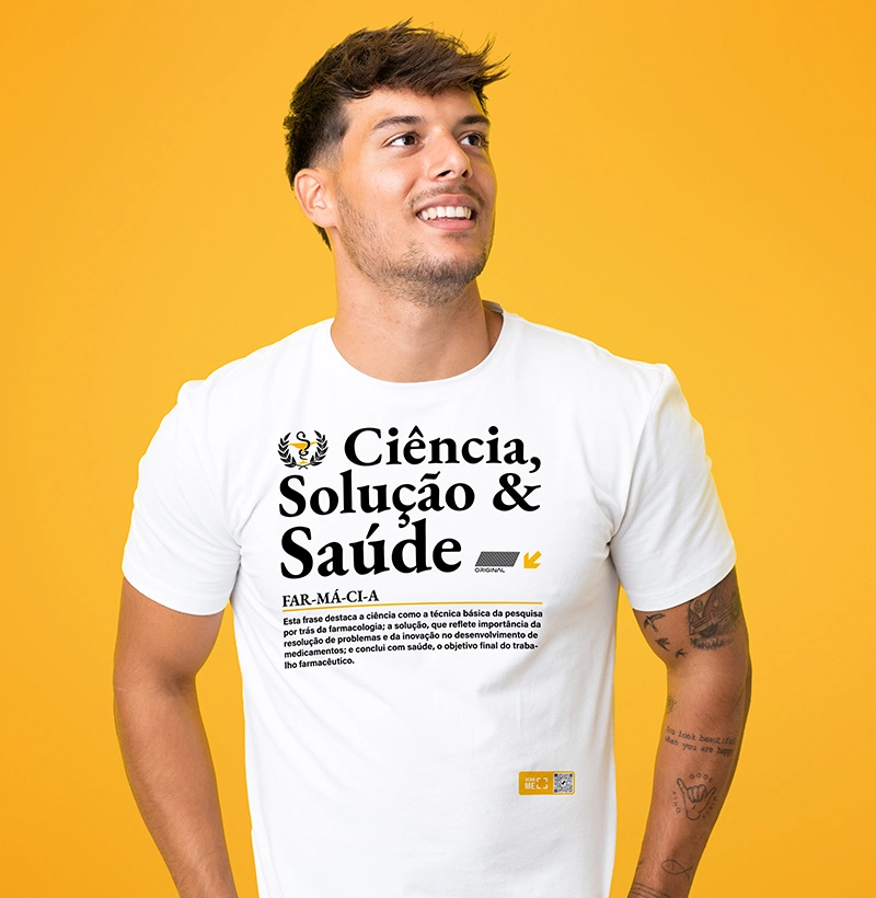 Camiseta Farmácia Ciência