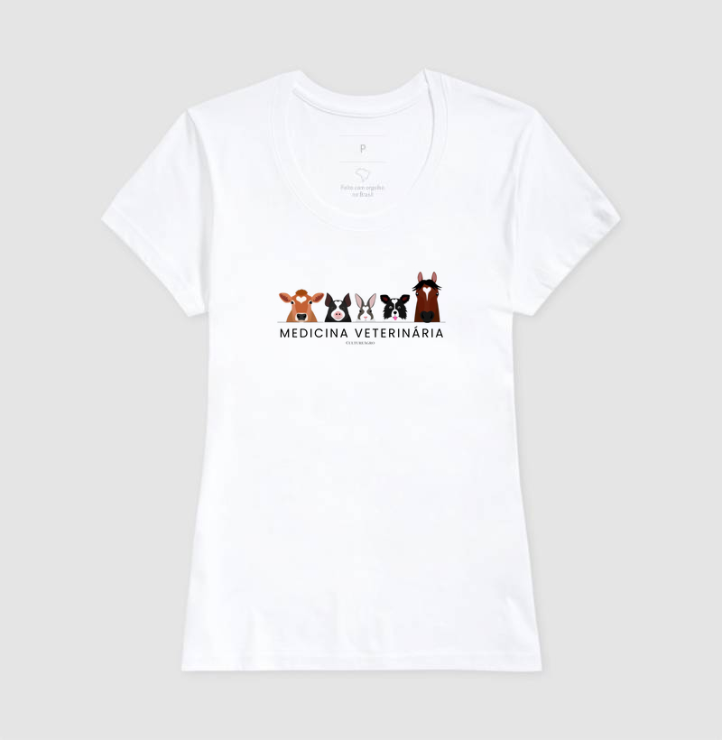 Camiseta Medicina Veterinária