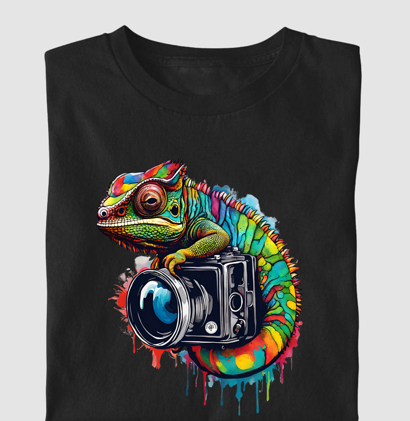 Camisetas / Imagens Criativas / Camaleão 3