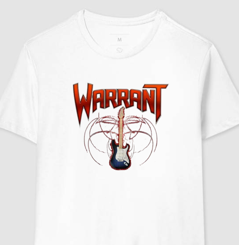 Camiseta Warrant - Guitarra