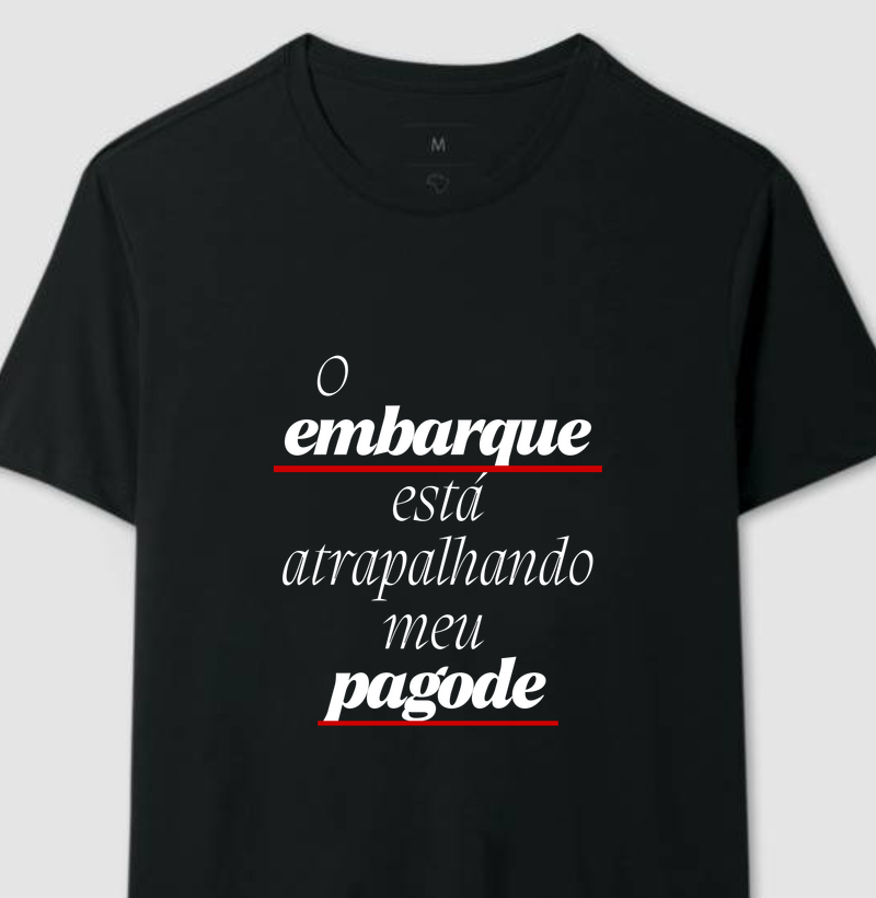 O embarque atrapalha