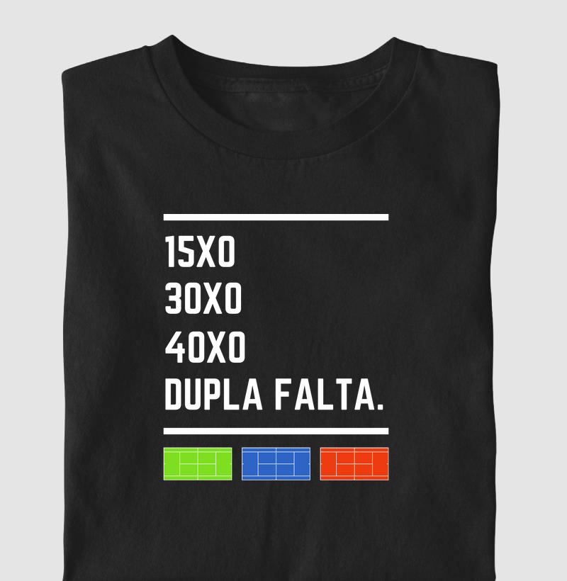 DUPLA FALTA  Camisa Vila do Tênis