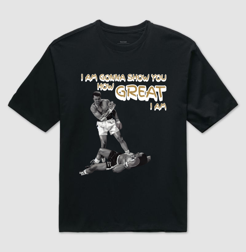 Camiseta Oversized How Great I Am