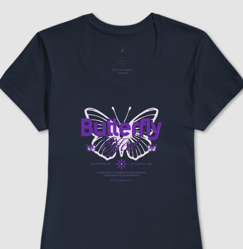 Camiseta Feminina -Butterfly-