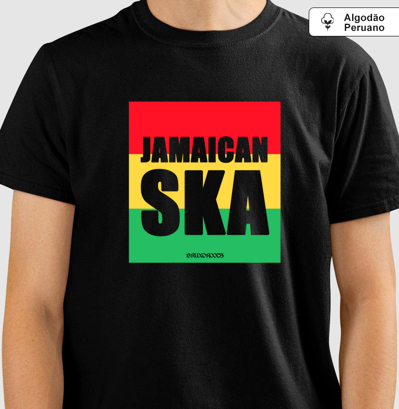 Camiseta Algodão Peruano BR00082 Jamaican SKA