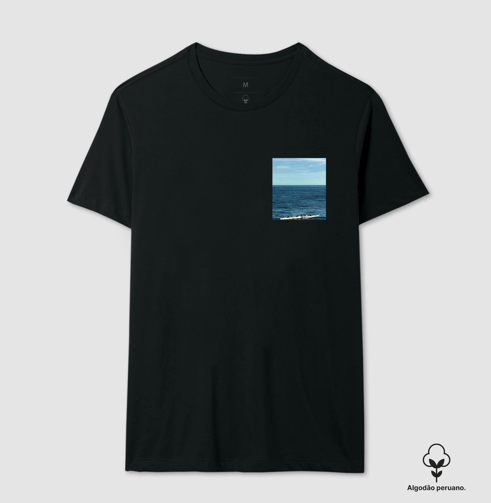 Camiseta Canoa Havaiana Bolso