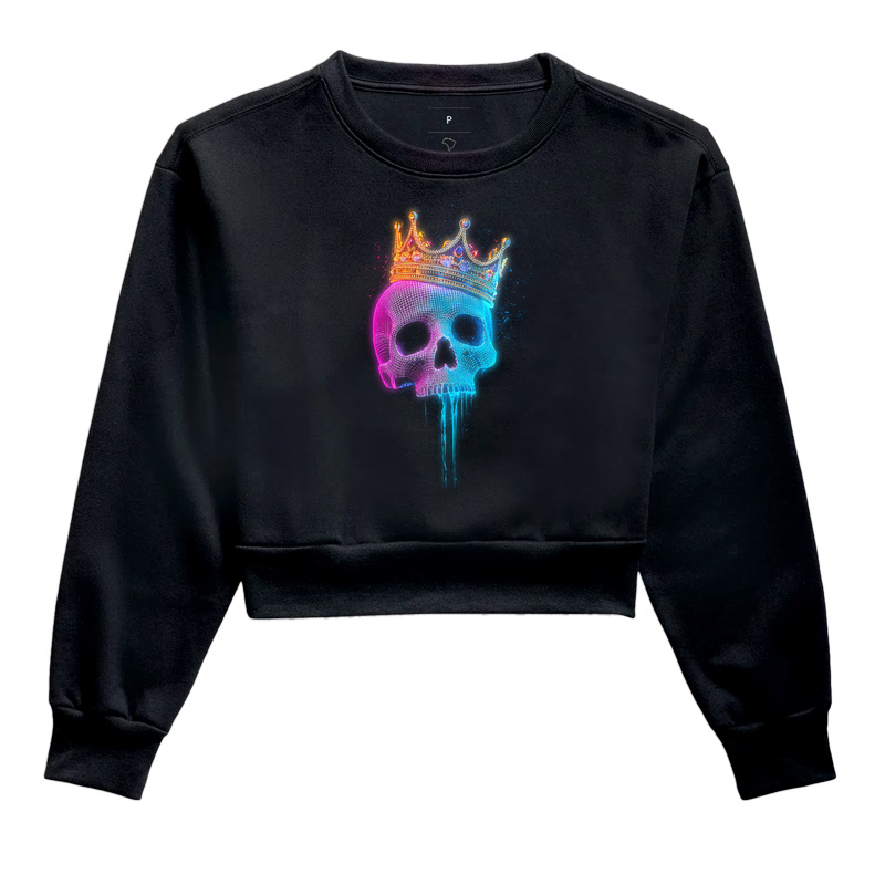 Skull Wireframe Neon
