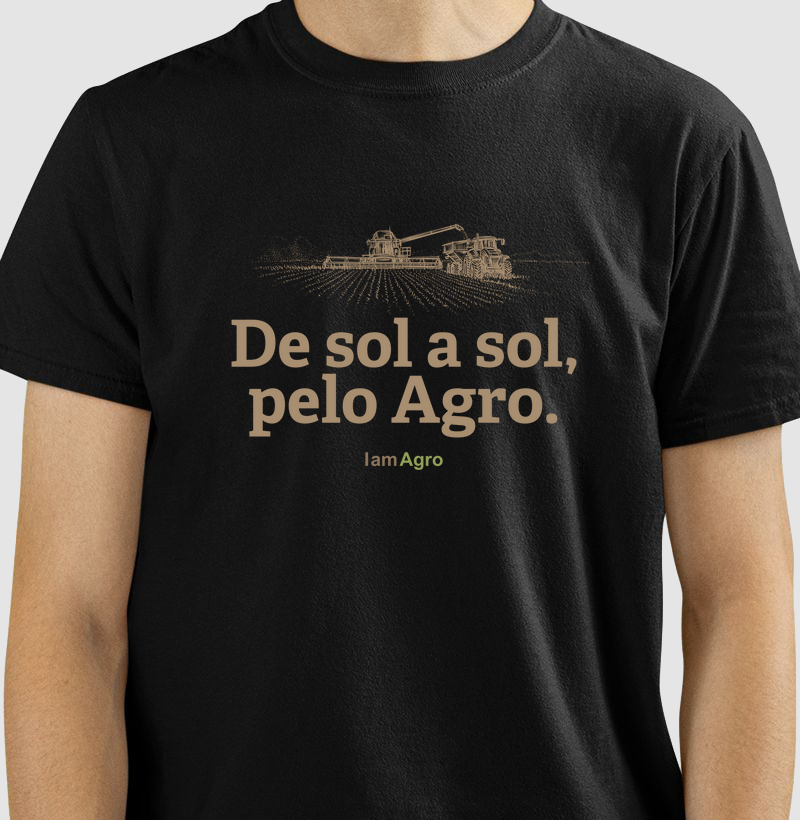 Camiseta Agro De Sol a Sol.