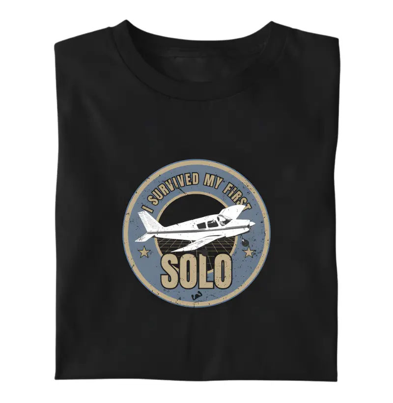 I Survived My First Solo - Light Blue