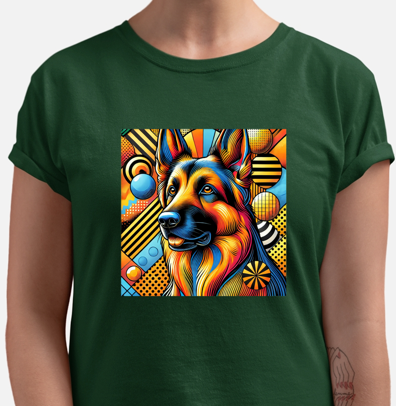 Pastor Alemão - Pop Art  
