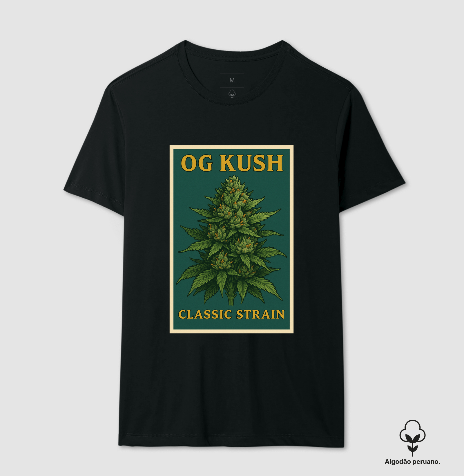 Camiseta algodão peruano - OG Kush