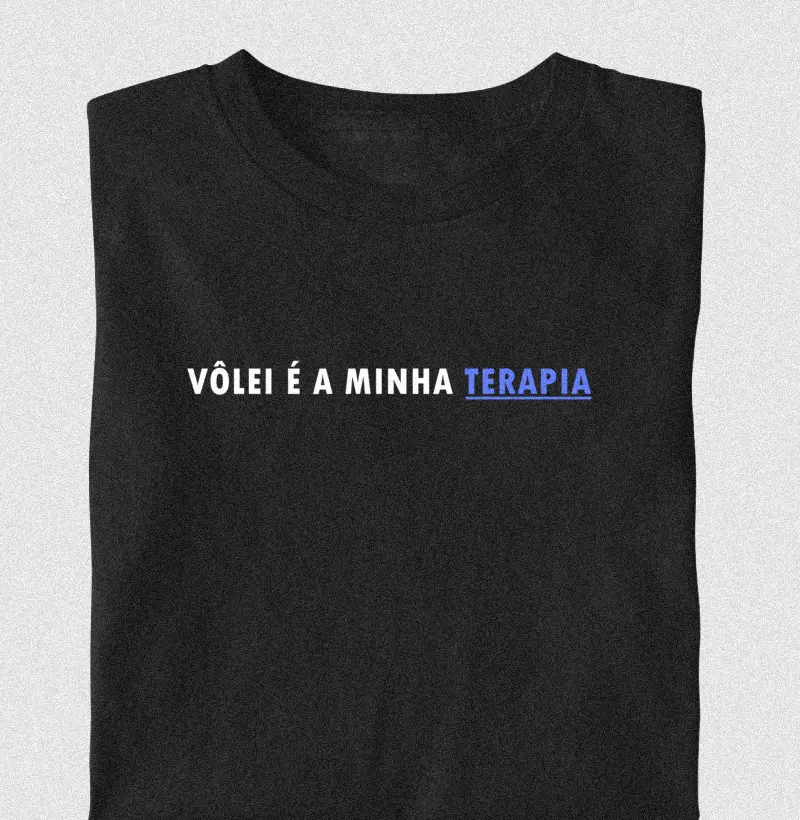 Vôlei é a minha terapia