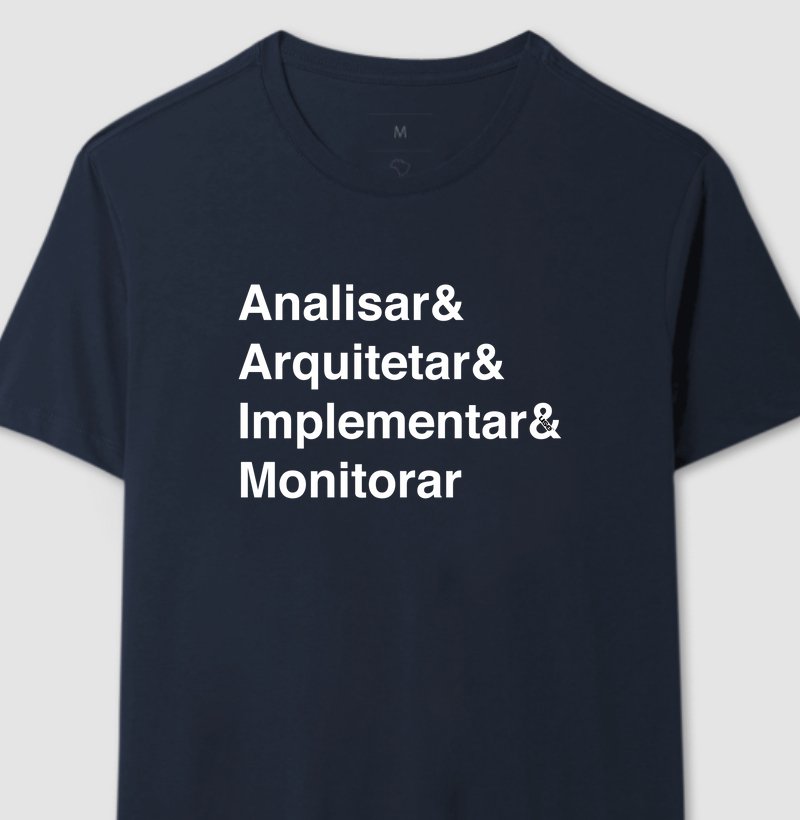 "Analisar e Arquitetar e Implementar e Monitorar" T.I