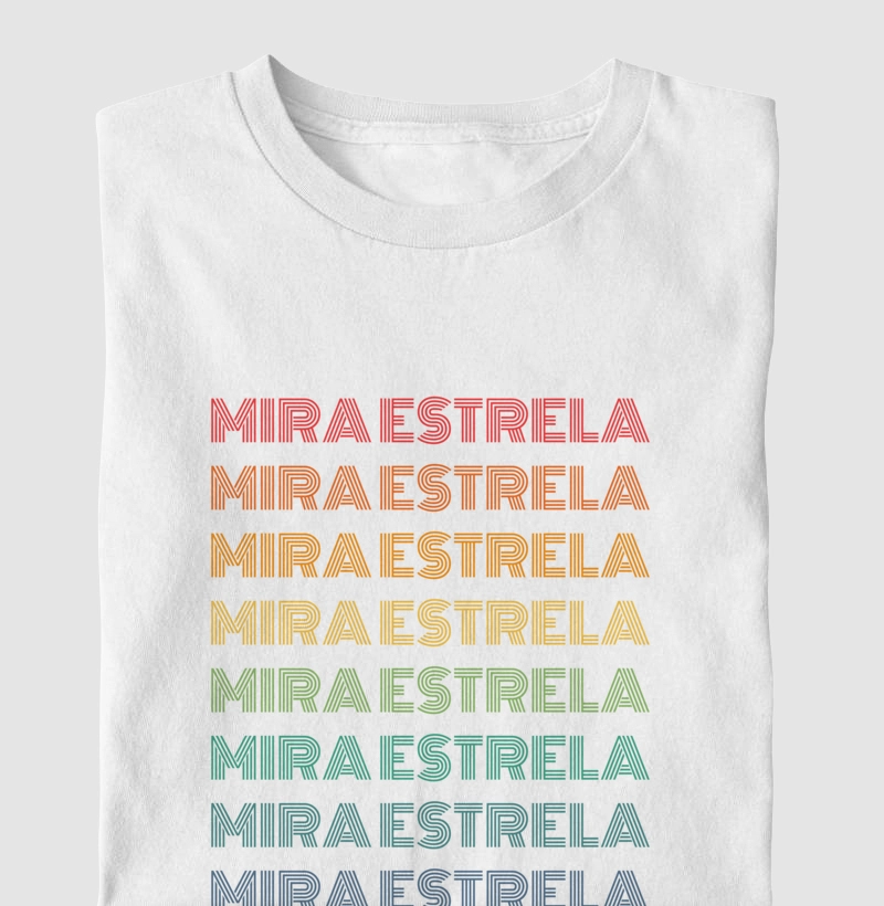 Mira Estrela Letreiro Retrô