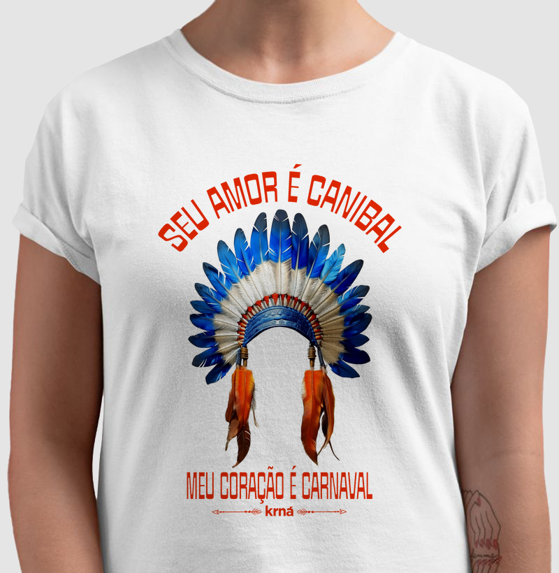 Camiseta Axé Seu Amor é Canibal