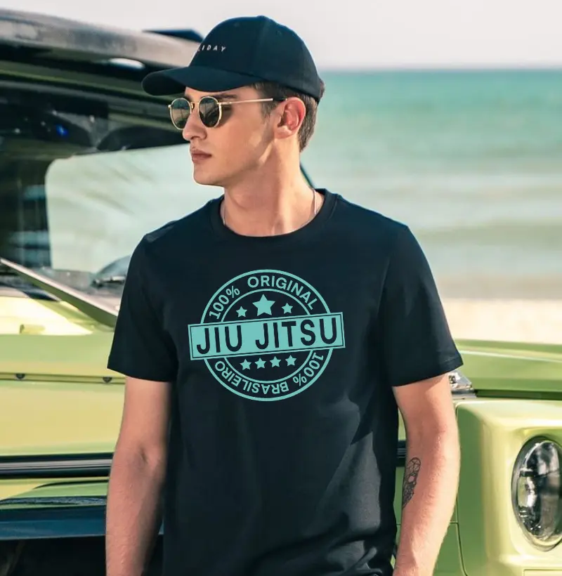 Camiseta Jiu Jitsu 100% Brasileiro - 100% algodão