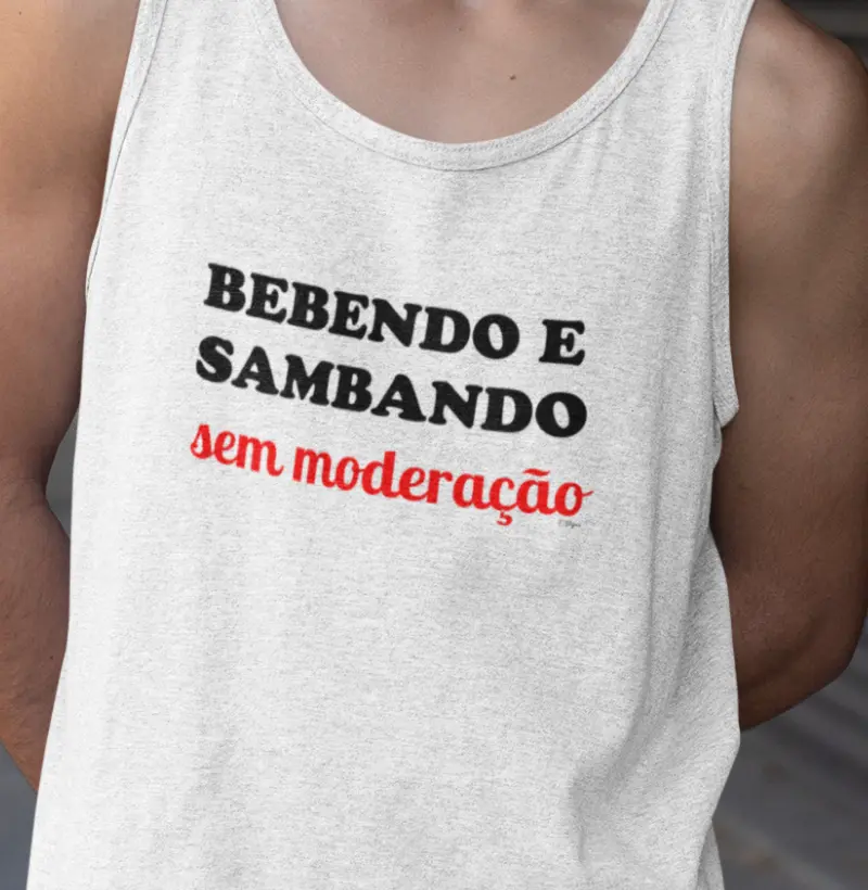 Bebendo e sambando sem moderação