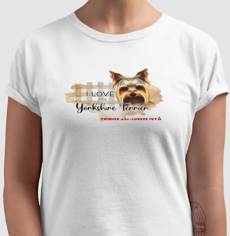 CAMISETA RESERVA.INK MASCULINA E FEMININA TRIBOS.etc PET DOG YORKSHINE