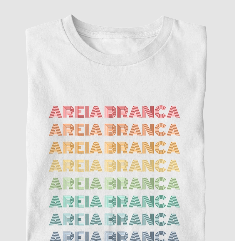 Areia Branca Letreiro Retrô