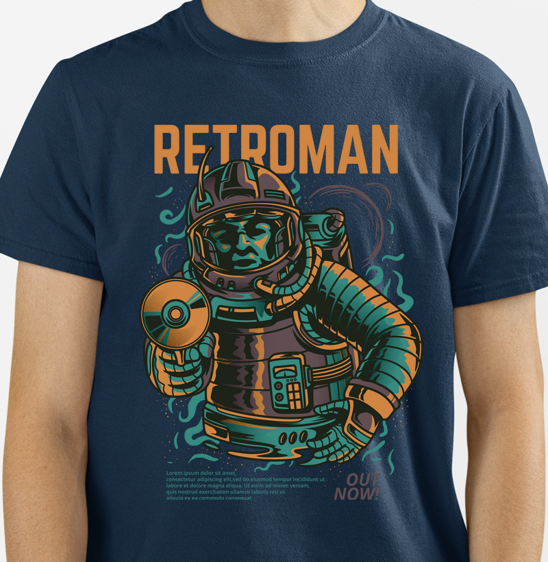 Camiseta Homem RetroMan